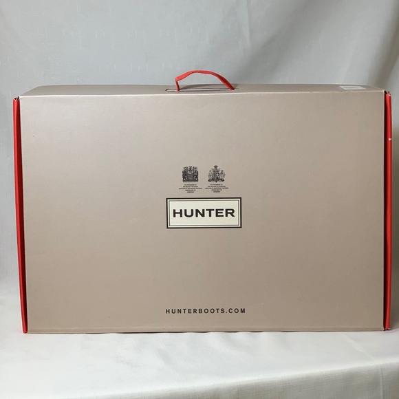 NWT Hunter Rain Boots Women 9 Gray Tall Gloss Rain Boots Galoshes Wellies Winter - Picture 12 of 14